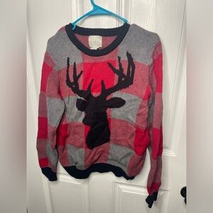 Aspen Sweater Buck Stag Colorblock Size medium